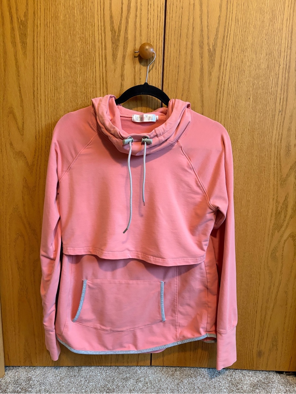 Latched Mama Nursing Hoodie Sweatshirt - Medium